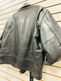 The Leather Shop Men's Black Size 48 Jacket- Mens-Outerwear