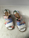 J Renee Women's White Size 9.5 Slide-On-Woman's