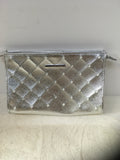 Michael Kors Women's Silver Pouch-Womens