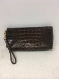 Brahmin Women's Dark Brown Clutch- Purse