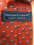 Vineyard Vines Men's Red Necktie-Mens