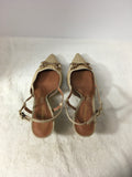 Bruno Menegatti Women's Tan Size 6 Slingbacks