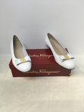 Salvatore Ferragamo Women's White Size 9.5 Flats