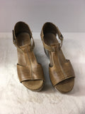 Antelope Women's Tan Size 9 Wedge-Shoes