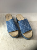 Vaneli Women's Denim Size 8 Wedge-Shoes