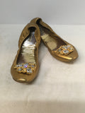 Miu Miu Women's Gold Size 9.5 Flats
