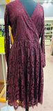 Alexa Admor Women's Burgundy Size L Dress