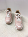 Papageno Women's Light Pink Size 8 Sneakers