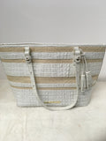 Brahmin Women's White Shoulder Bag-Purse