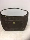 Coach Women's Dark Brown Shoulder Bag-Purse