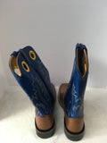 Old West Men's Size 13 Blue Boots - Mens