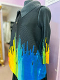 Vanite Couture Women's Black Size One Size Casual Top
