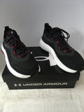 Under Armour Men's Size 8.5 Black Sneakers - Mens