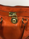 Michael Kors Women's Burnt Orange Shoulder Bag-Purse