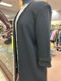 St John Collection Women's Black Size 12 Jacket Top