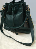 Ora Delphne Women's Hunter Green Shoulder Bag-Purse