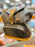 Louis Vuitton Women's Dark Brown Back Pack- Purse