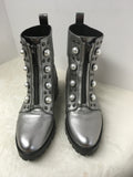 Karl Lagerfeld Women's Gun Metal Size 7.5 Ankle Boot