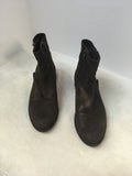 Sesto Meucci Women's Dark Brown Size 8 Ankle Boot