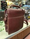 Saddleback Unisex Dark Brown Messenger Bag