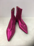 Zara Trafaluc Women's Hot Pink Size 8 Ankle Boot