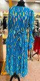 CIEBON Women's Blue Size L Maxi Dress