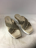 Vaneli Women's Bronze Size 8.5 Slide-On-Woman's