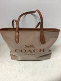 Coach Women's Tan Shoulder Bag-Purse