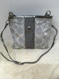 Coach Women's Gray Shoulder Bag-Purse