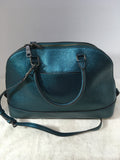 Coach Women's Teal Shoulder Bag-Purse