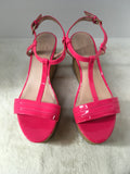 Kate Spade Women's Neon Pink Size 10 Wedge-Shoes