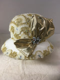 Whittall & Shon Women's Cream Hat- Womens