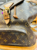 Louis Vuitton Women's Dark Brown Back Pack- Purse