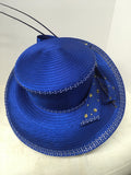 Lily & Taylor Women's Royal Blue Hat- Womens