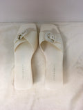 Veronica Beard Women's Cream Size 7 Slide-On-Woman's
