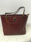 Dooney & Bourke Women's Burgundy Shoulder Bag-Purse