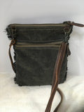Myra Bag Women's Dark Gray Cross Body- Purse