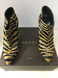 Gucci Women's Animal Print Size 9 Ankle Boot