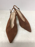 Anthropologie Women's Brown Size 6 Slingbacks