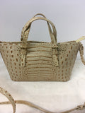 Brahmin Women's Beige Shoulder Bag-Purse