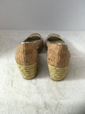 Donald J Pliner Women's Cork Size 6 Wedge-Shoes