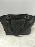 Coach Women's Black Shoulder Bag-Purse