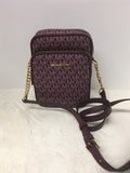 Michael Kors Women's Dark Purple Cross Body- Purse