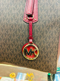 Michael Kors Women's Burgundy Shoulder Bag-Purse