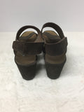 Pedro Garcia Women's Dark Brown Size 7 Wedge-Shoes
