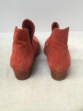 Free People Women's Orange Size 8 Booties