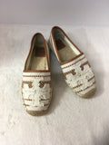 Tory Burch Women's Cream Size 5.5 Loafers