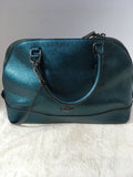 Coach Women's Teal Shoulder Bag-Purse