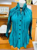 Beluva San Francisco Women's Dark Teal Size S Casual Top