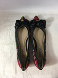 J Renee Women's Plaid Size 8 Flats